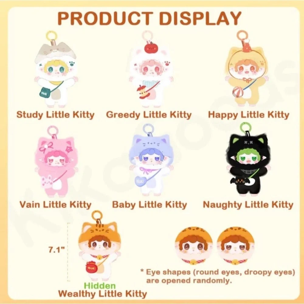 YOOKI V2 Meow Meow Nursery Series Plush Blind Box, sealed NIB